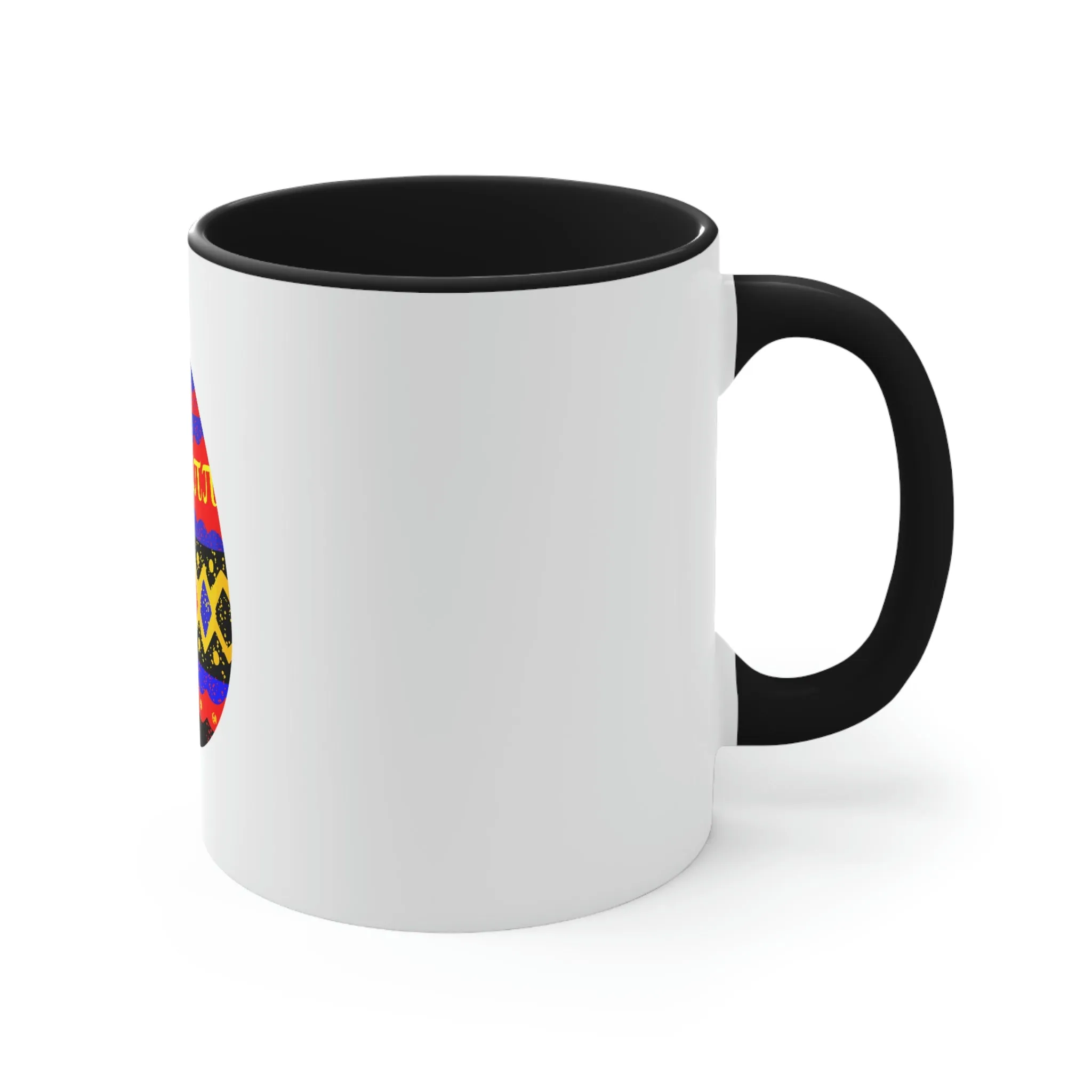 Polyamory Flag Accent Coffee Mug Easter Festival - Easter Egg