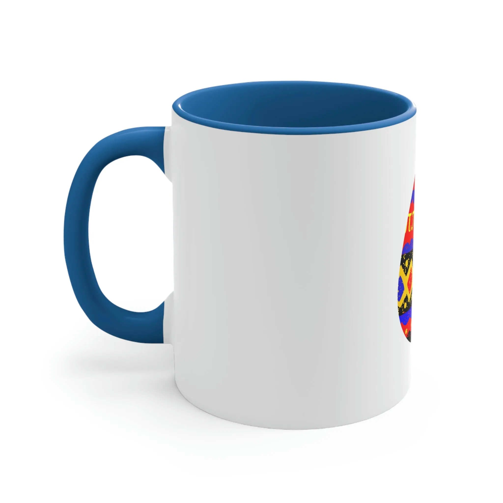 Polyamory Flag Accent Coffee Mug Easter Festival - Easter Egg