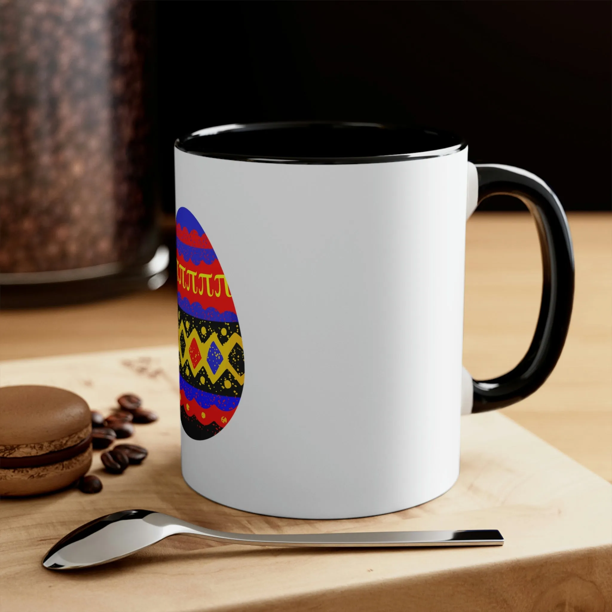 Polyamory Flag Accent Coffee Mug Easter Festival - Easter Egg