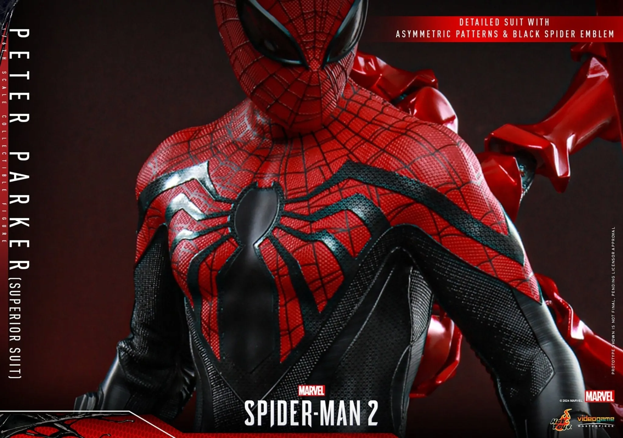 PRE-ORDER: Hot Toys Marvel’s Spider-Man 2 Peter Parker (Superior Suit) Sixth Scale Figure