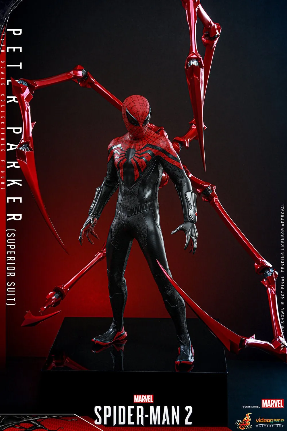 PRE-ORDER: Hot Toys Marvel’s Spider-Man 2 Peter Parker (Superior Suit) Sixth Scale Figure