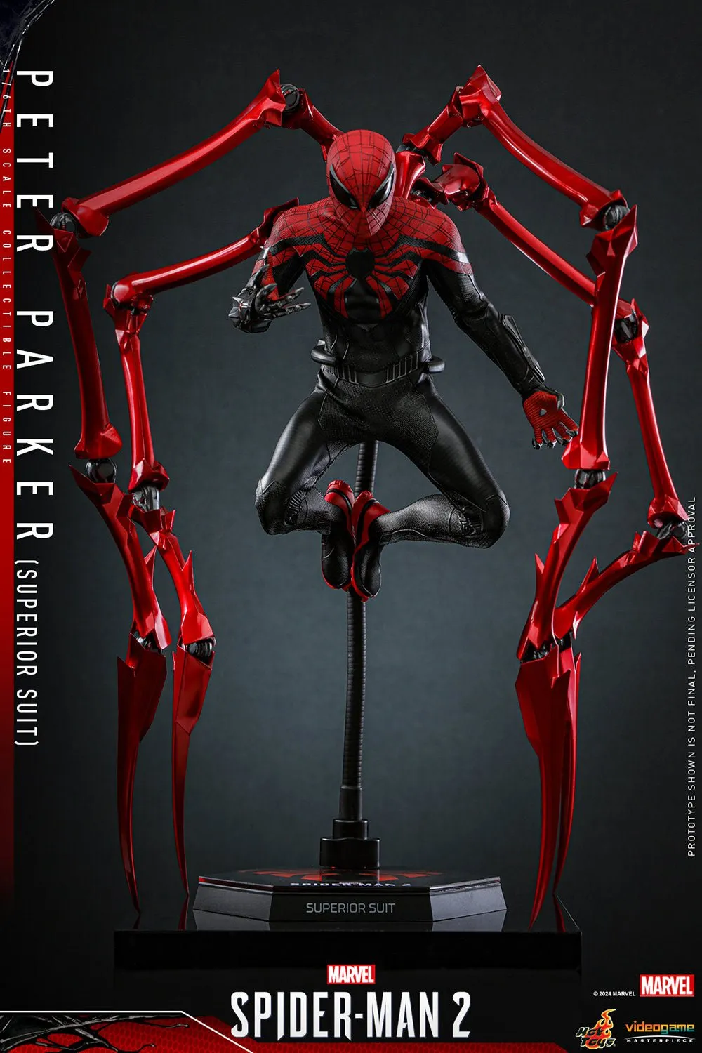 PRE-ORDER: Hot Toys Marvel’s Spider-Man 2 Peter Parker (Superior Suit) Sixth Scale Figure