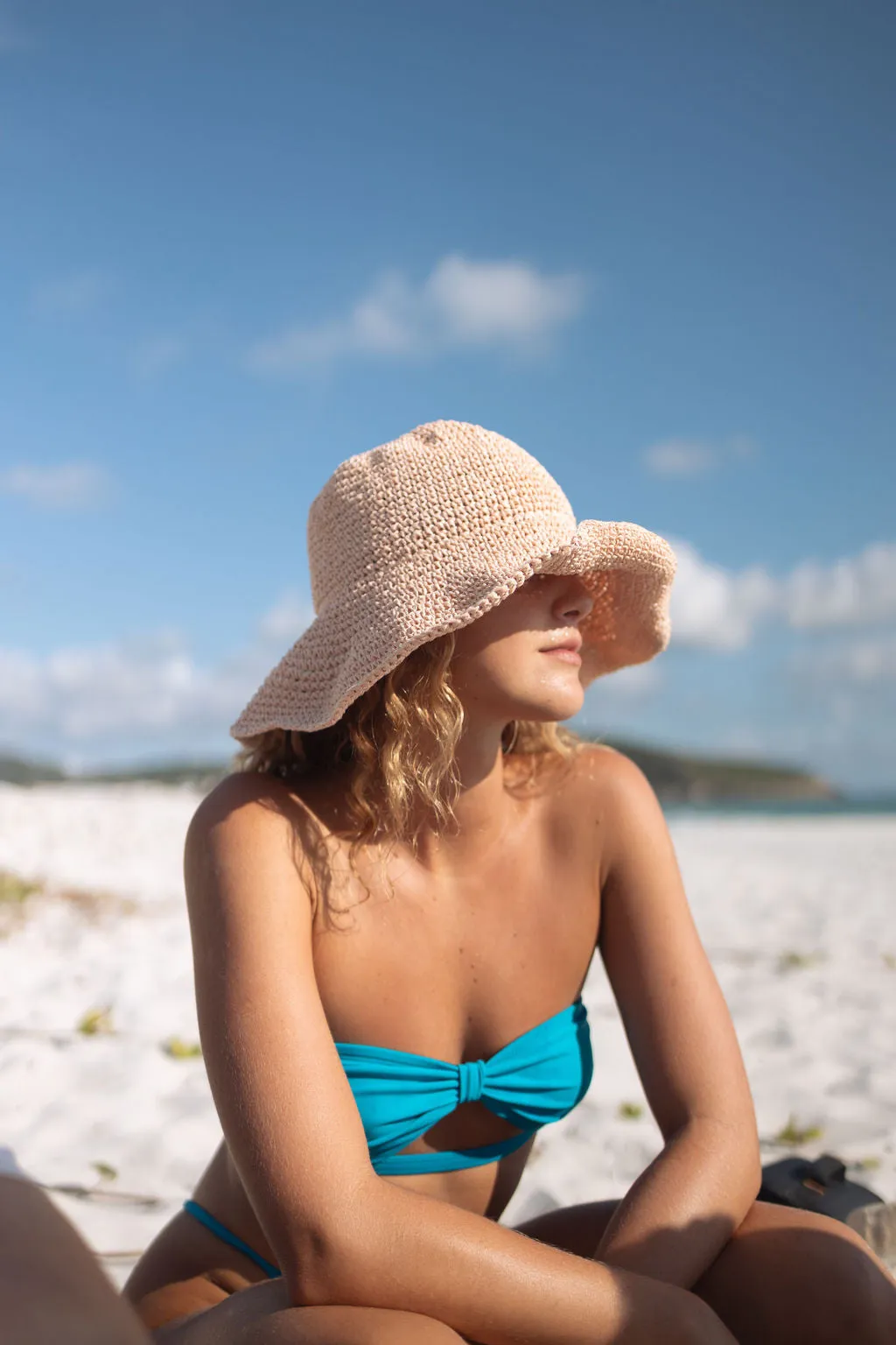 Risque Serene Blue - Bandeau Bikini Top