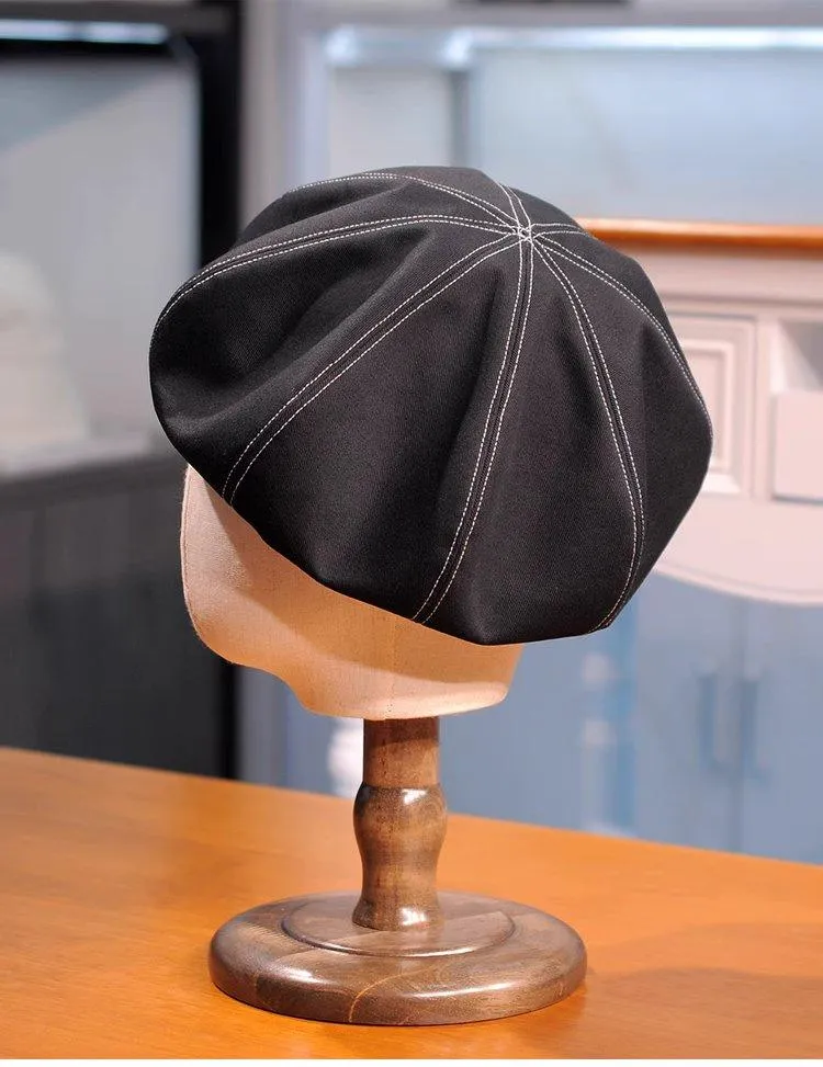 S M Large Customized Cotton Newsboy Cap