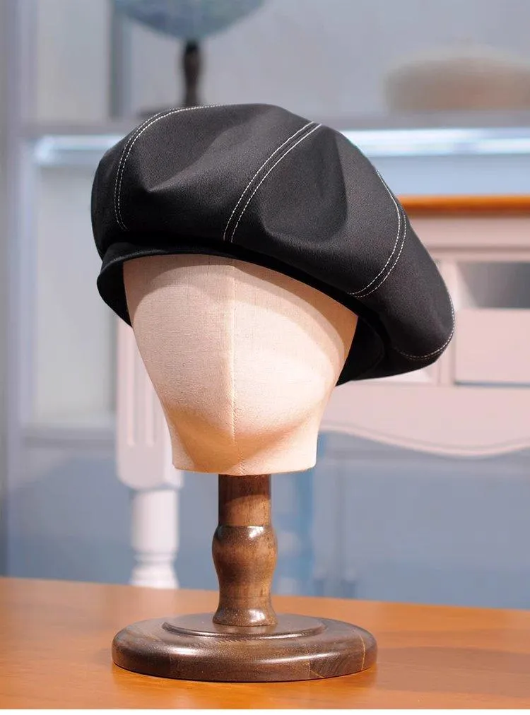 S M Large Customized Cotton Newsboy Cap