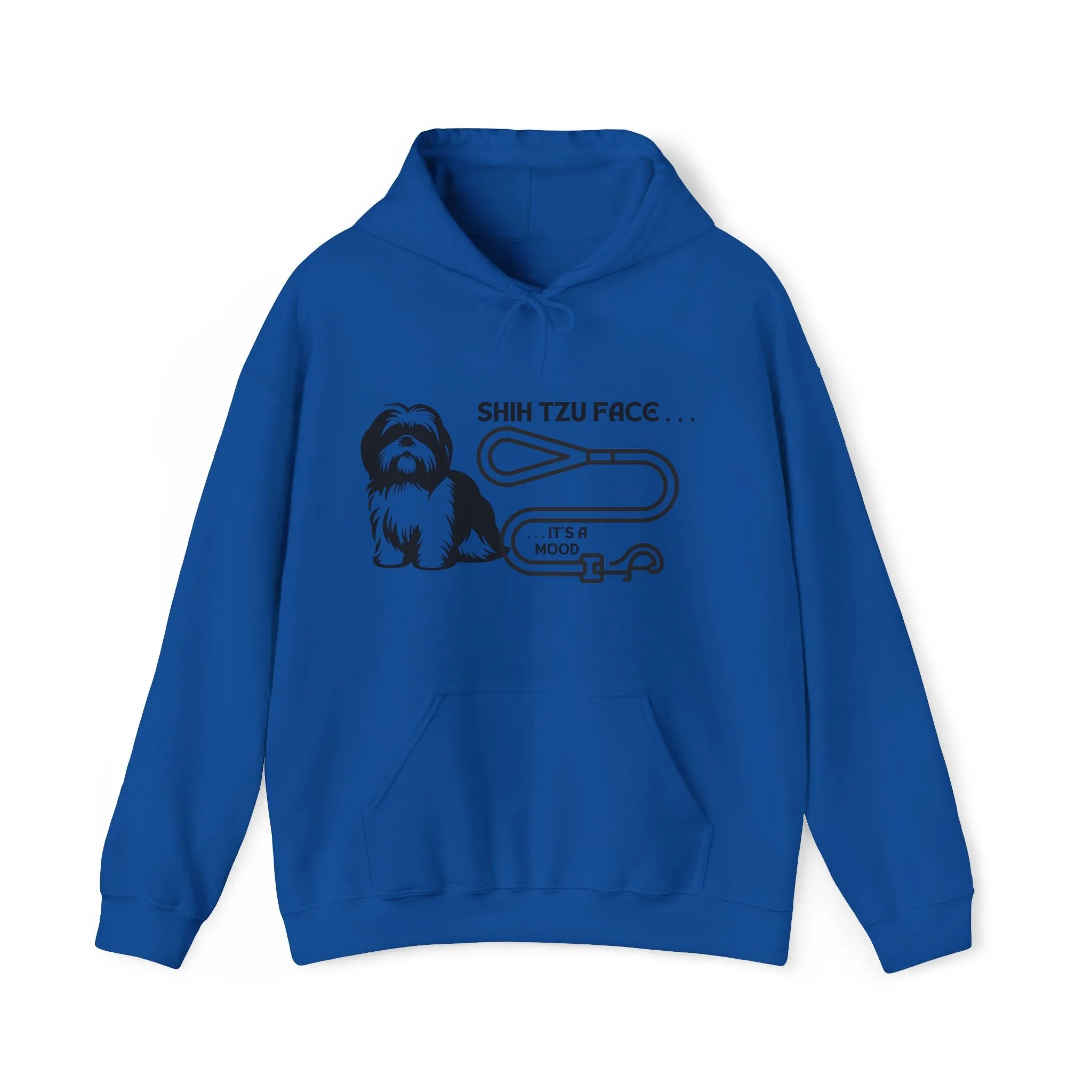 Shih Tzu Face - It's a Mood Unisex Hoodie, Printed on the Front