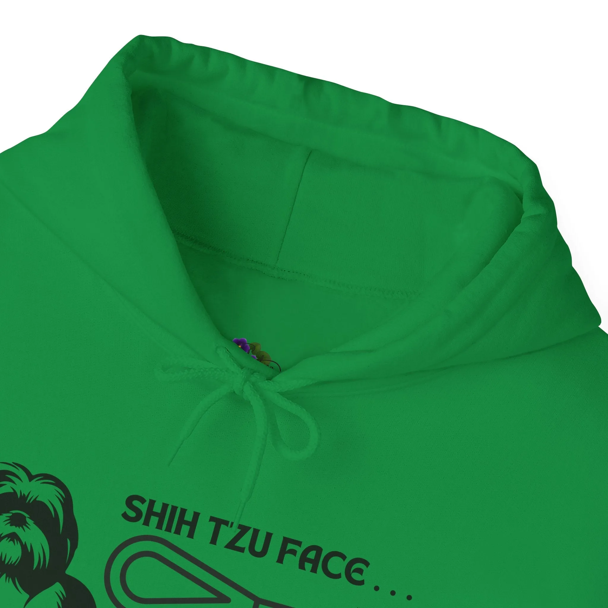 Shih Tzu Face - It's a Mood Unisex Hoodie, Printed on the Front