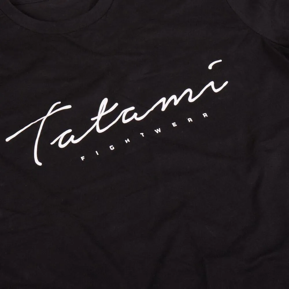 Tatami "Script" Black T-Shirt