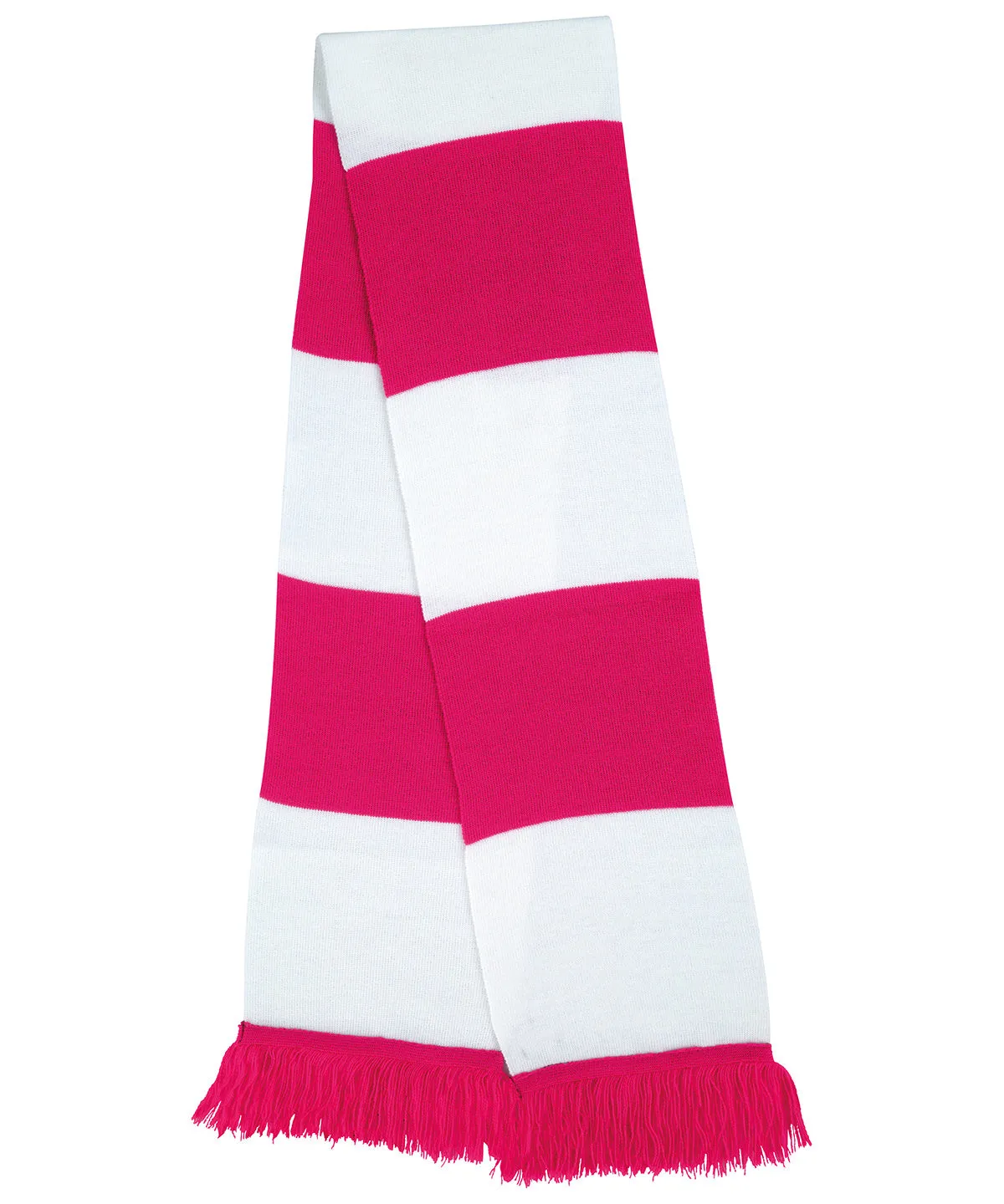 Team scarf | Fuchsia/White