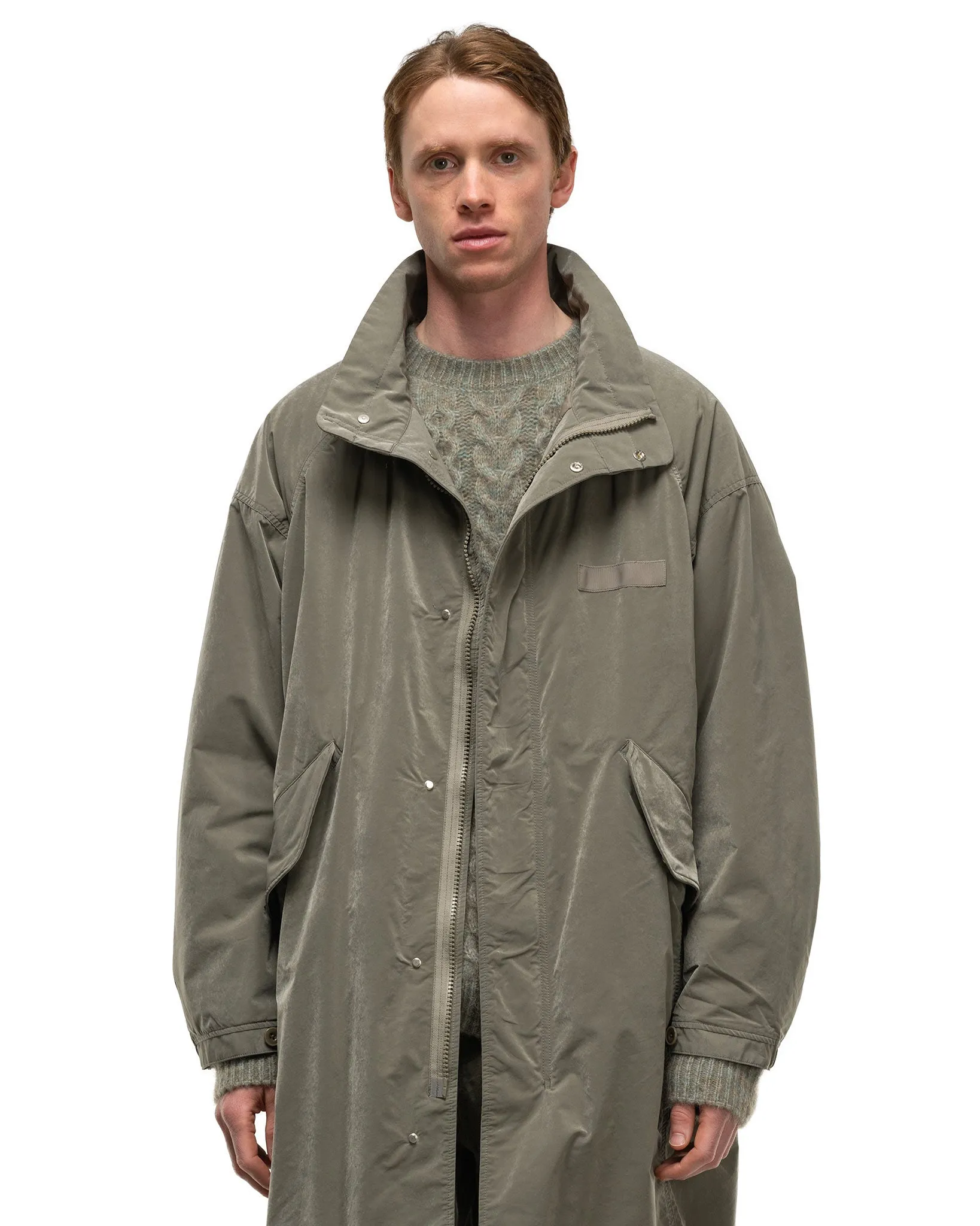 Trooper Coat P/N Splitting Taffeta With GORE-TEX WINDSTOPPER® Khaki