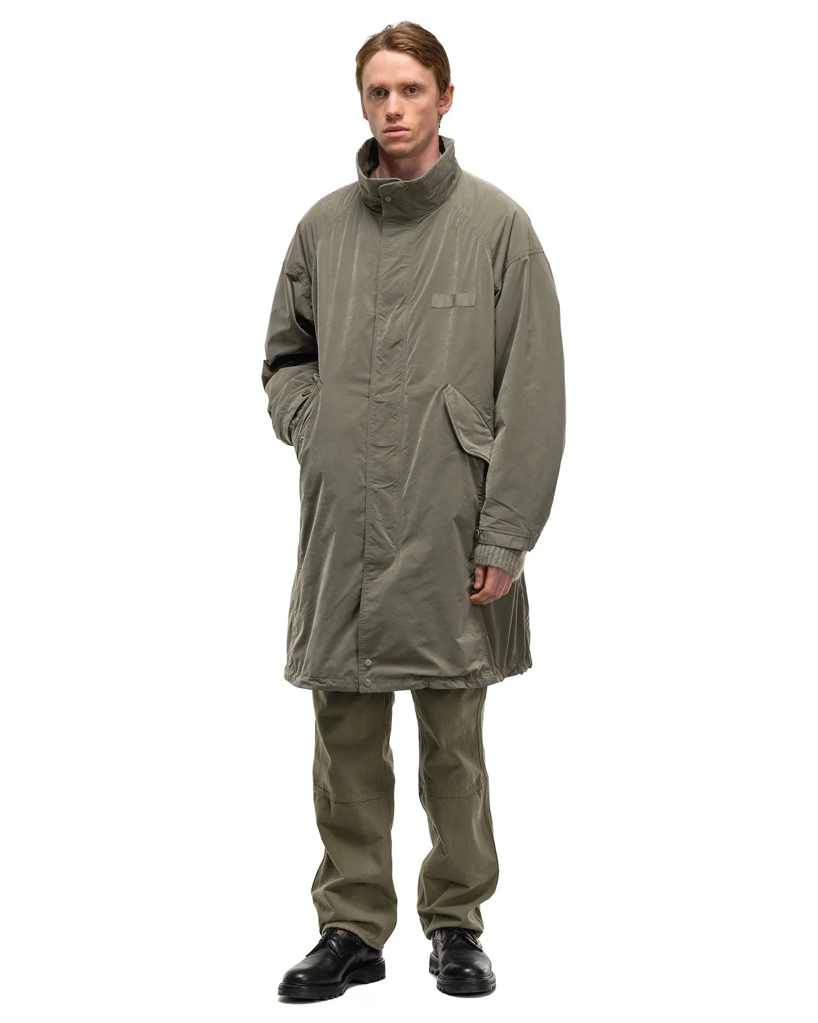 Trooper Coat P/N Splitting Taffeta With GORE-TEX WINDSTOPPER® Khaki