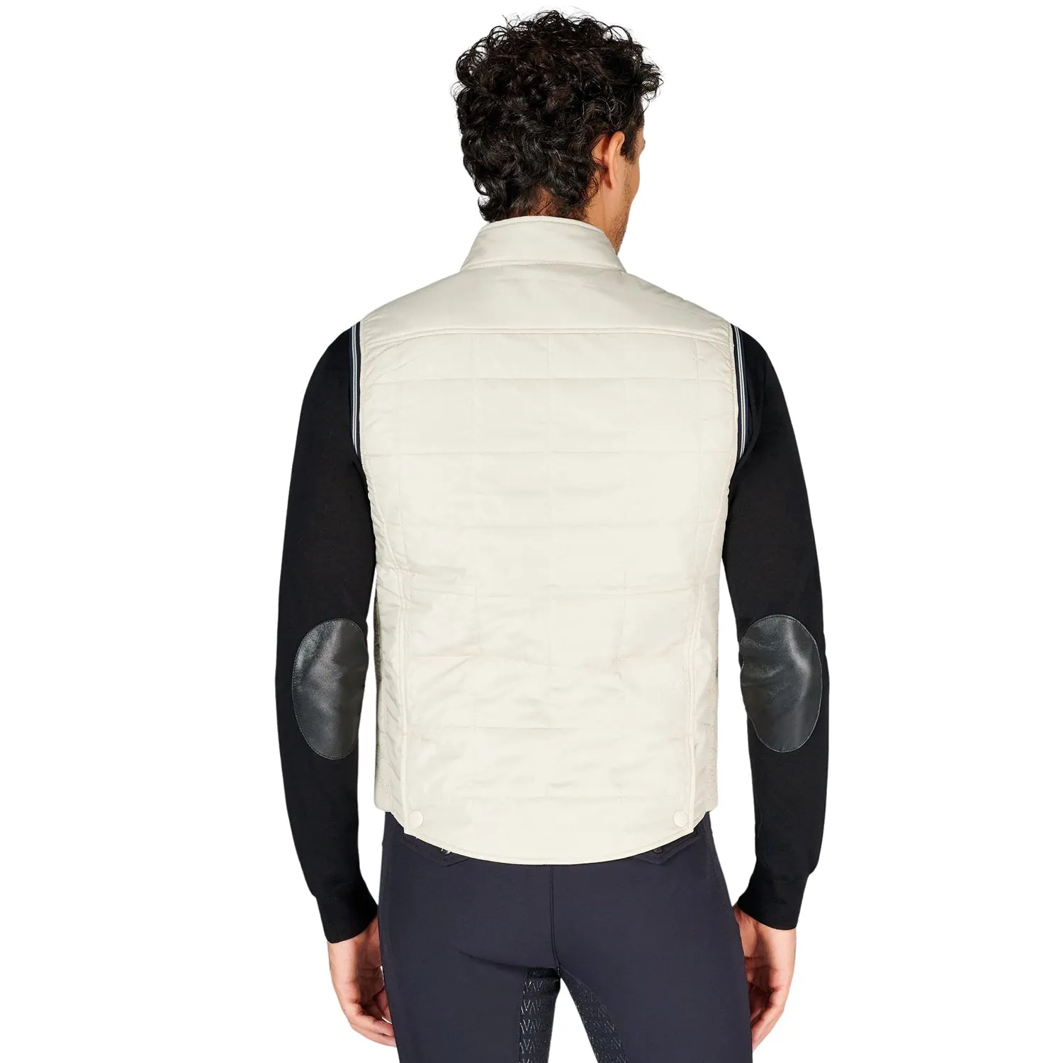 VESTRUM - "BRIGHTON" Light Down Vest in Beige