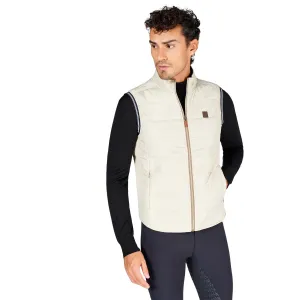 VESTRUM - "BRIGHTON" Light Down Vest in Beige