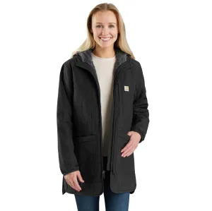 Women's Rain Defender Loose Fit Lightweight Insulated Hooded Coat