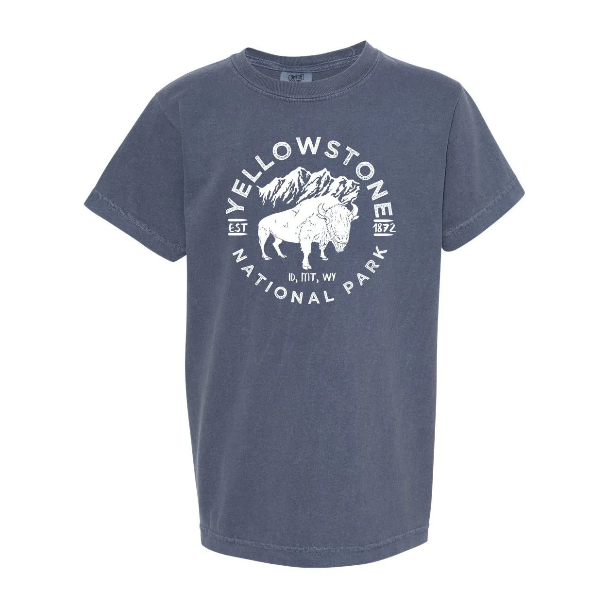 Yellowstone National Park Youth Comfort Colors T shirt